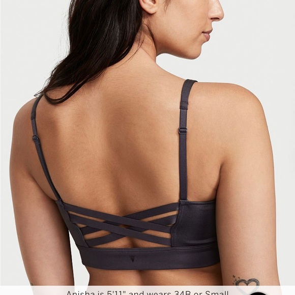 VICTORIA'S SECRET
Allegro Medium Impact Sports Bra in Heather Green - Picture 2 of 8